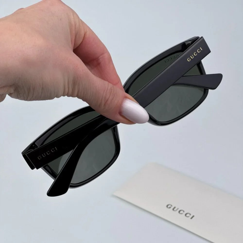 Gucci GG1716S 003 BRAND NEW Sunglasses Grey Square Unisex